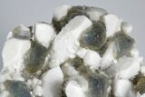 Multi-Colored, Stepped Fluorite on Milky Quartz - Inner Mongolia #179966-2
